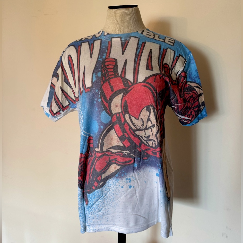 MARVEL Comics Iron Man Avengers Cotton Tee T-Shirt MEDIUM NWOT